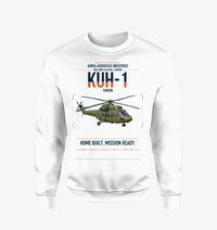 Thumbnail for Korea Aerospace Industries KUH-1 Surion design on white sweatshirt