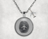 Thumbnail for Aviation Finger Print Necklace - view 7