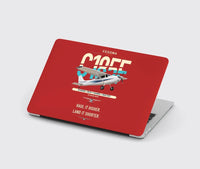 Thumbnail for Cessna A185F Skywagon design on red MacBook case