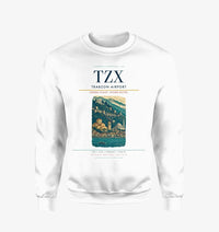 Thumbnail for Trabzon Airport (TZX) design on white sweatshirt