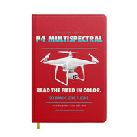 Thumbnail for DJI P4 Multispectral design on red notebook