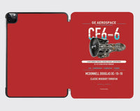 Thumbnail for CF6-6 design on red ipad tablet case