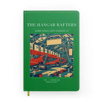 Thumbnail for VINTAGE G4166 - The Hangar Rafters - Designed Notebooks design on green