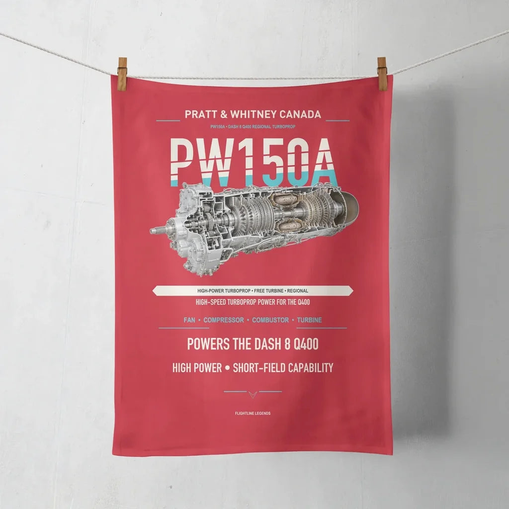 PW150A design on red towel