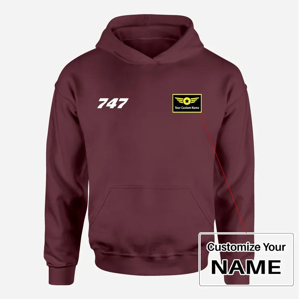 Customisable Boeing 747 Hoodie - view 7