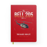 Thumbnail for Bell 205A-1++ design on red notebook