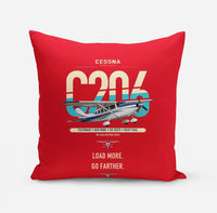 Thumbnail for Cessna 206 Stationair design on red pillow