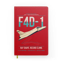 Thumbnail for F4D-1 Skyray design on red notebook