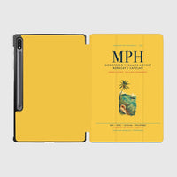 Thumbnail for Godofredo P. Ramos Airport Boracay Caticlan (MPH) design on yellow samsung tablet tablet case