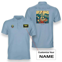 Thumbnail for VINTAGE G4428 - The Time Capsule Prop - Double-Side Polo T-Shirt design on lightblue+name