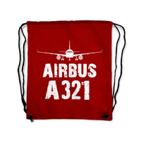 Thumbnail for Airbus A321 Drawstring Bag - view 7