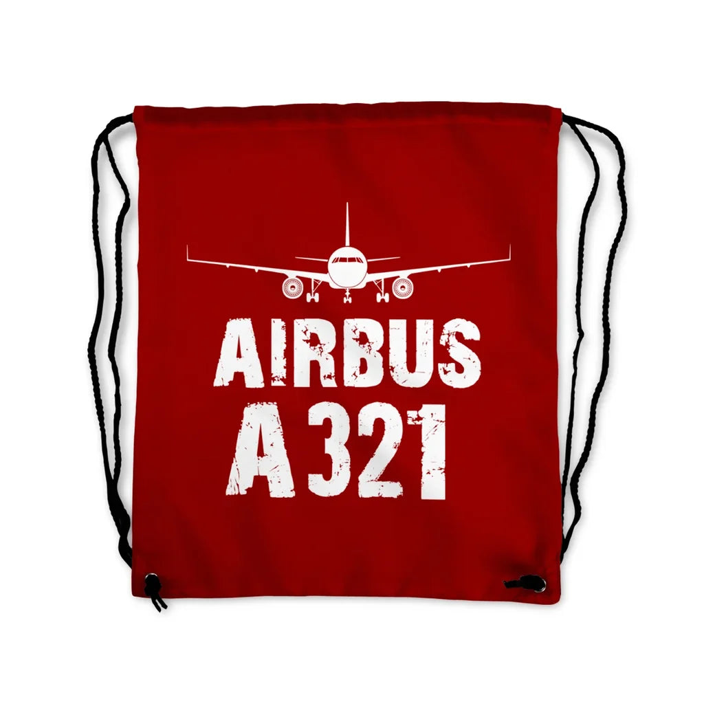 Airbus A321 Drawstring Bag - view 7