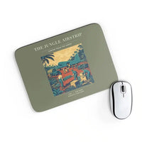 Thumbnail for VINTAGE G4524 - The Jungle Airstrip - Designed Mouse Pads design on greenarmy rectangle