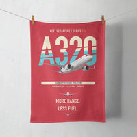 Thumbnail for Airbus A320neo design on red towel