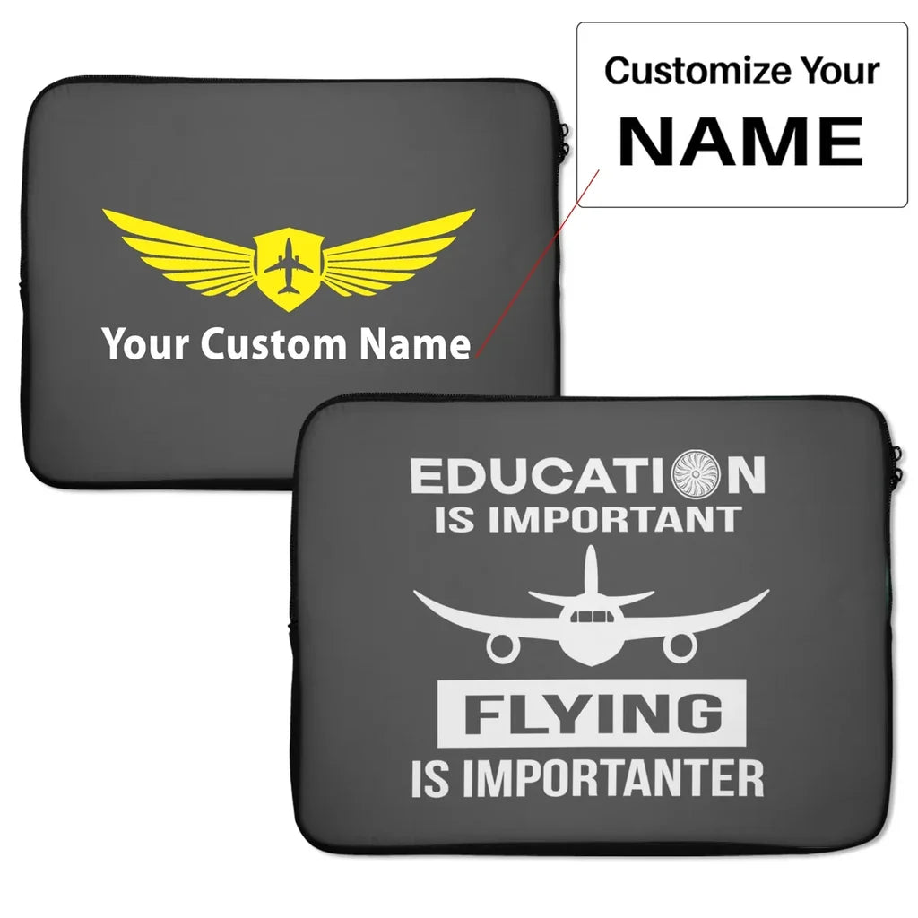 Customisable Flying is Importanter Tablet Case - view 7