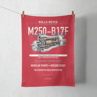 Thumbnail for M250-B17F design on red towel