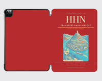 Thumbnail for Frankfurt-Hahn Airport (HHN) design on red ipad tablet case