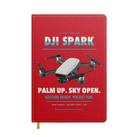 Thumbnail for DJI Spark design on red notebook