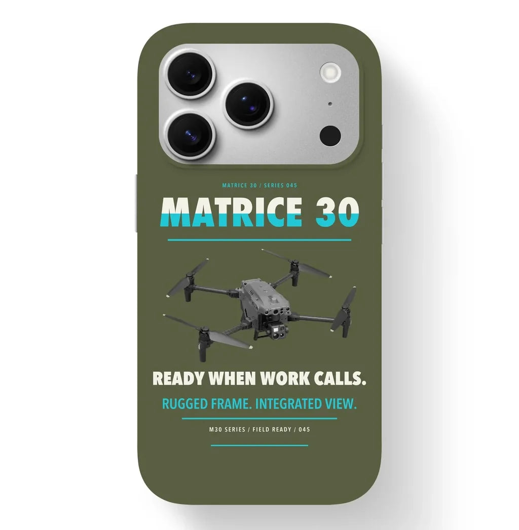 DJI Matrice 30 Case design on green army iphone case