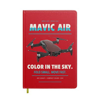 Thumbnail for DJI Mavic Air design on red notebook