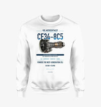Thumbnail for CF34-8C5 design on white sweatshirt