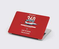 Thumbnail for Beechcraft King Air 360 design on red MacBook case