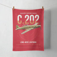 Thumbnail for Macchi C.202 Folgore design on red towel