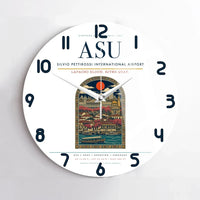 Thumbnail for Silvio Pettirossi International Airport ASU Wall-Clock No-Frame - White