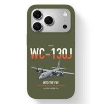 Thumbnail for WC-130J Hurricane Hunter design on green army magsafe iphone case, for iPhone 17 Pro