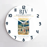 Thumbnail for Milas-Bodrum Airport BJV Wall-Clock No-Frame - White