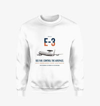 Thumbnail for E-3 Sentry AWACS design on white sweatshirt