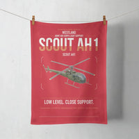Thumbnail for Westland Scout AH1 design on red towel