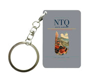 Thumbnail for Noto Airport (NTQ) design on gray key chain