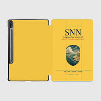 Thumbnail for Shannon Airport (SNN) design on yellow samsung tablet tablet case