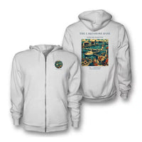 Thumbnail for VINTAGE G4071 - The Lakeshore Base - Premium Zipped Hoodie design on white