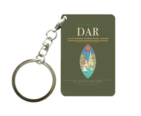 Thumbnail for Julius Nyerere International Airport DAR Key Chain design on green army key chain