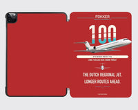 Thumbnail for Fokker 100 design on red ipad tablet case