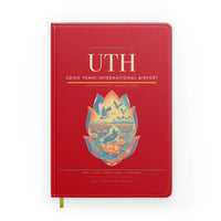 Thumbnail for Udon Thani International Airport (UTH) design on red notebook