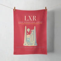 Thumbnail for Luxor International Airport (LXR) design on red towel