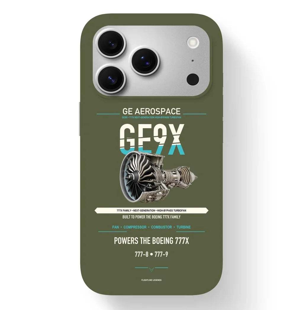GE9X Case design on green army iphone case