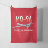 Thumbnail for MQ-9A Reaper design on red towel
