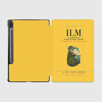Thumbnail for Wilmington International Airport (ILM) design on yellow samsung tablet tablet case