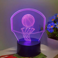 Thumbnail for Customisable Basketball Hoop 3D 3D Lamp - view 7