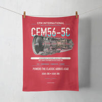 Thumbnail for CFM56-5C design on red towel