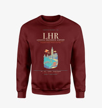 Thumbnail for London Heathrow Airport LHR Sweatshirt - Wine Red