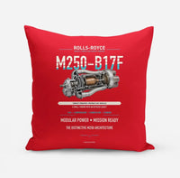 Thumbnail for M250-B17F design on red pillow