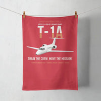 Thumbnail for T-1A Jayhawk Advanced Jet Trainer design on red towel