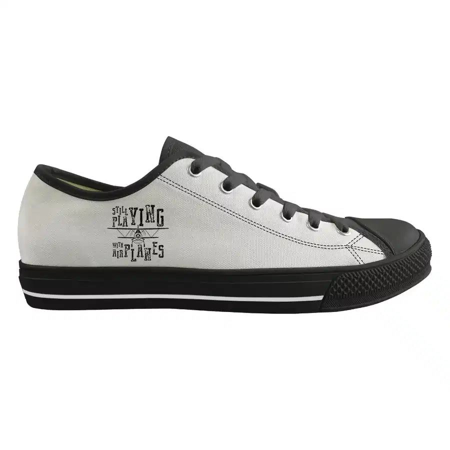 Still Playing With Airplanes Canvas Shoes - view 7