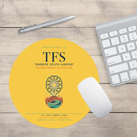 Thumbnail for Tenerife South Airport (TFS) design on yellow round mouse pad
