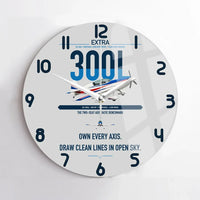 Thumbnail for Extra 300L design on light gray no frame wall clock